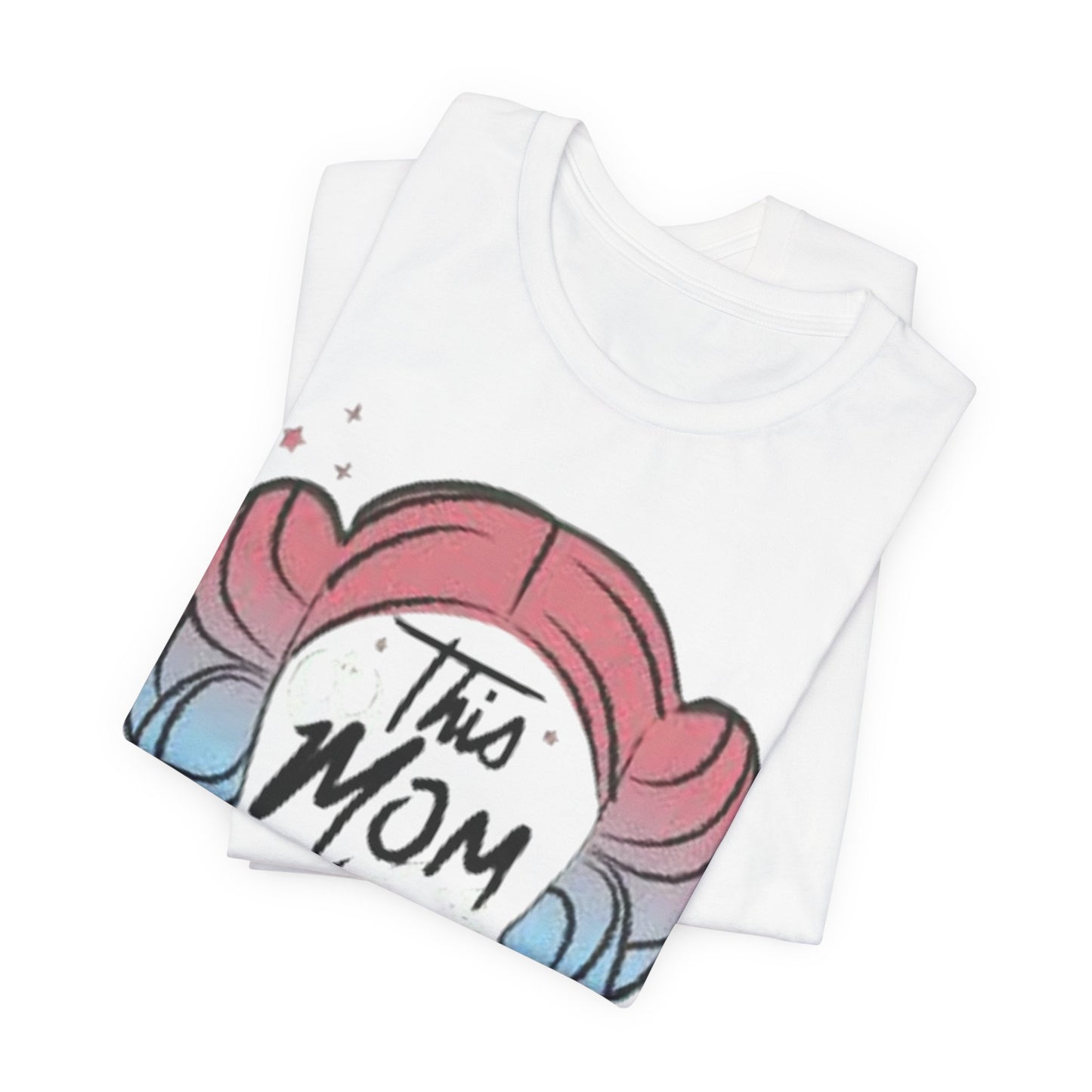 Rebel Mom Tee — "This Mom Is a Rebel" Graphic T-Shirt