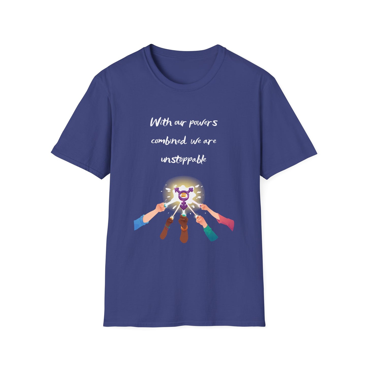 Female Empowerment - With our powers combined we are unstoppable Softstyle T-Shirt