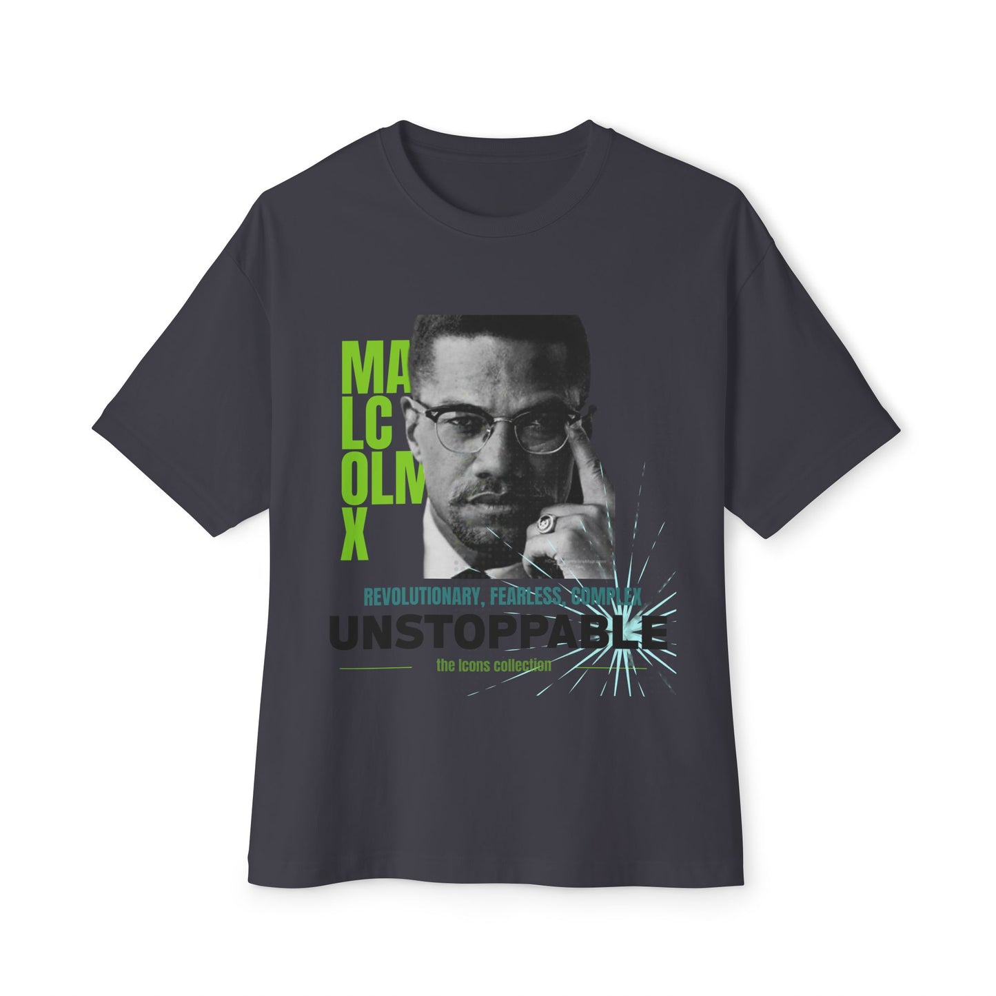 Malcolm X 'Unstoppable' Graphic Tee — Black History Month