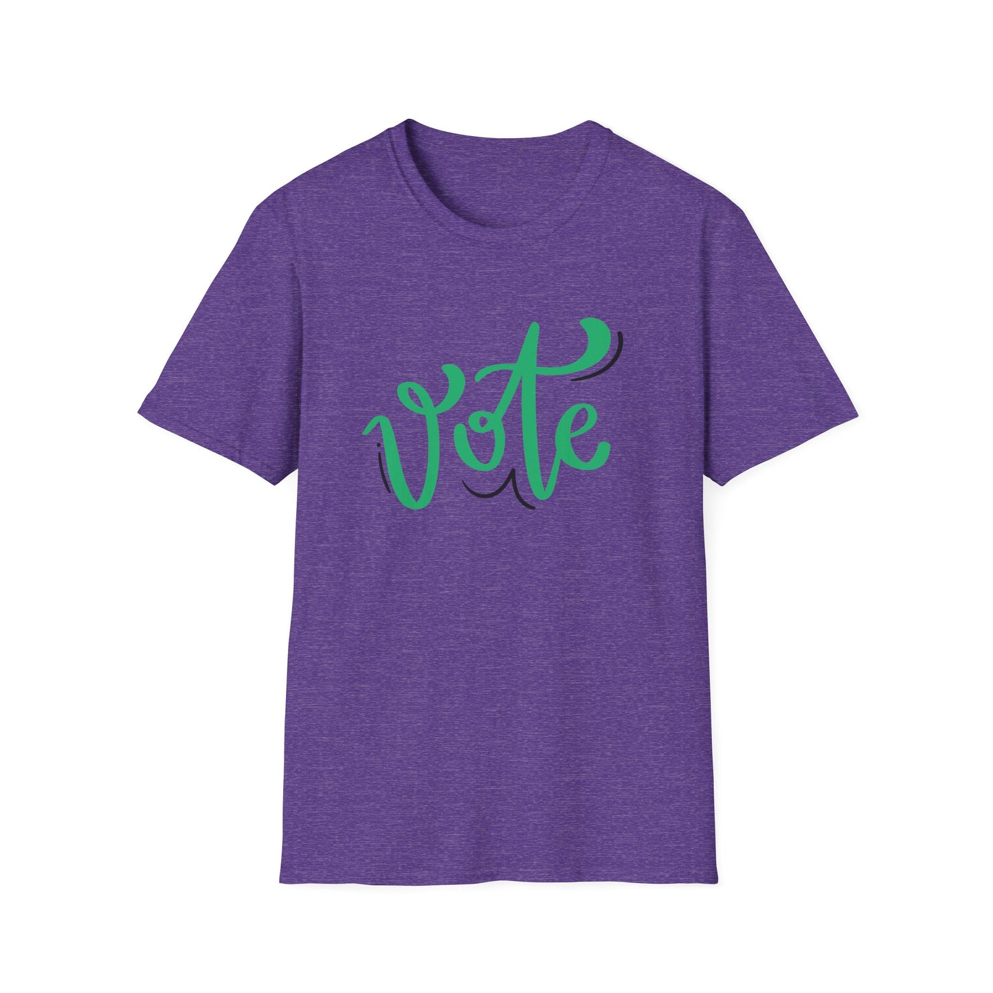 VOTE Cursive Unisex Softstyle T-Shirt