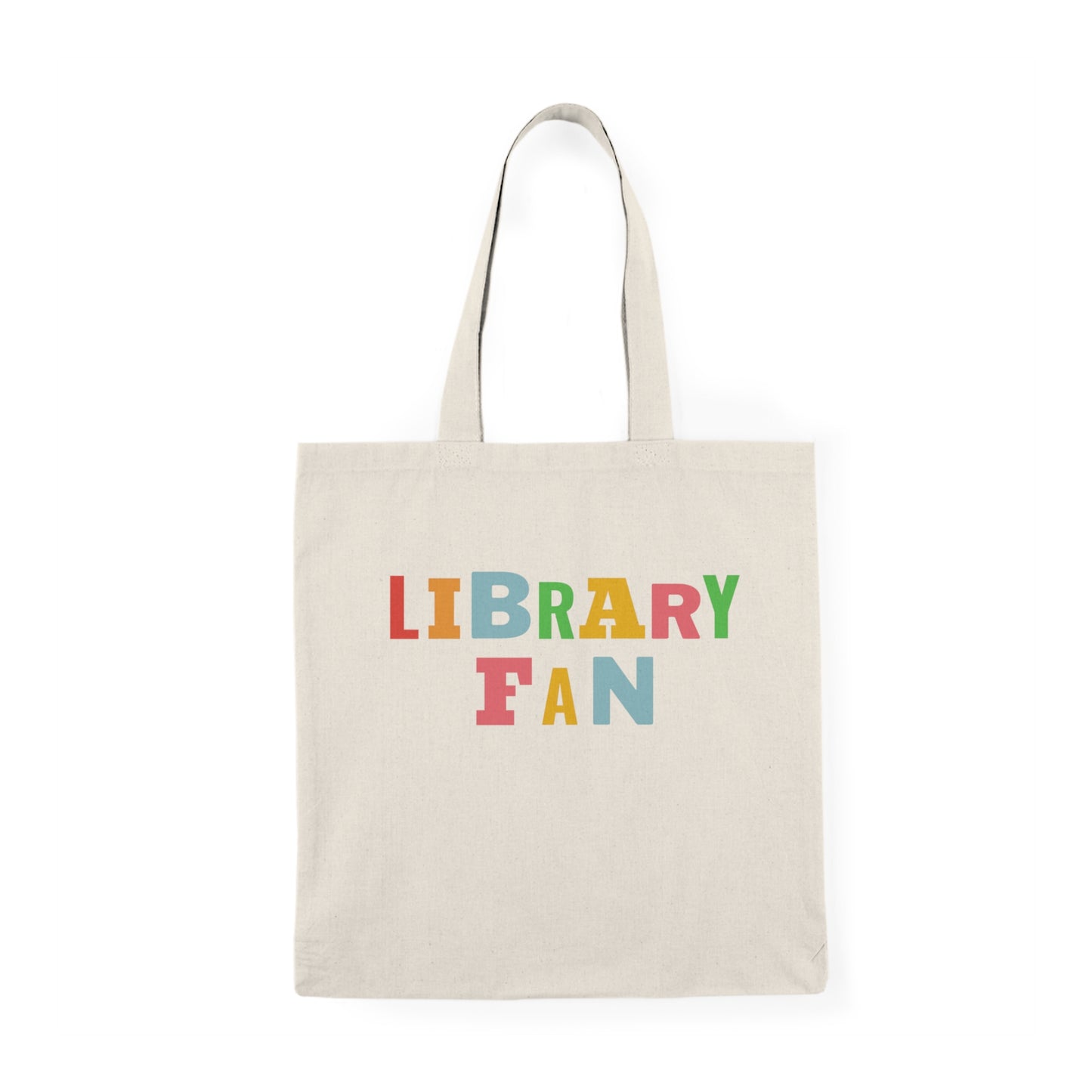 Library Fan Natural Tote Bag