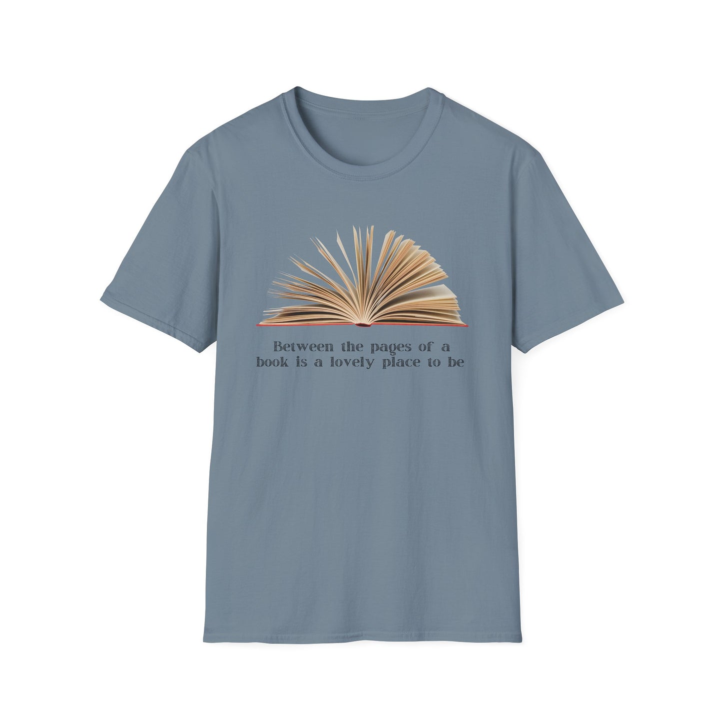 Between the pages of a book  Unisex Softstyle T-Shirt