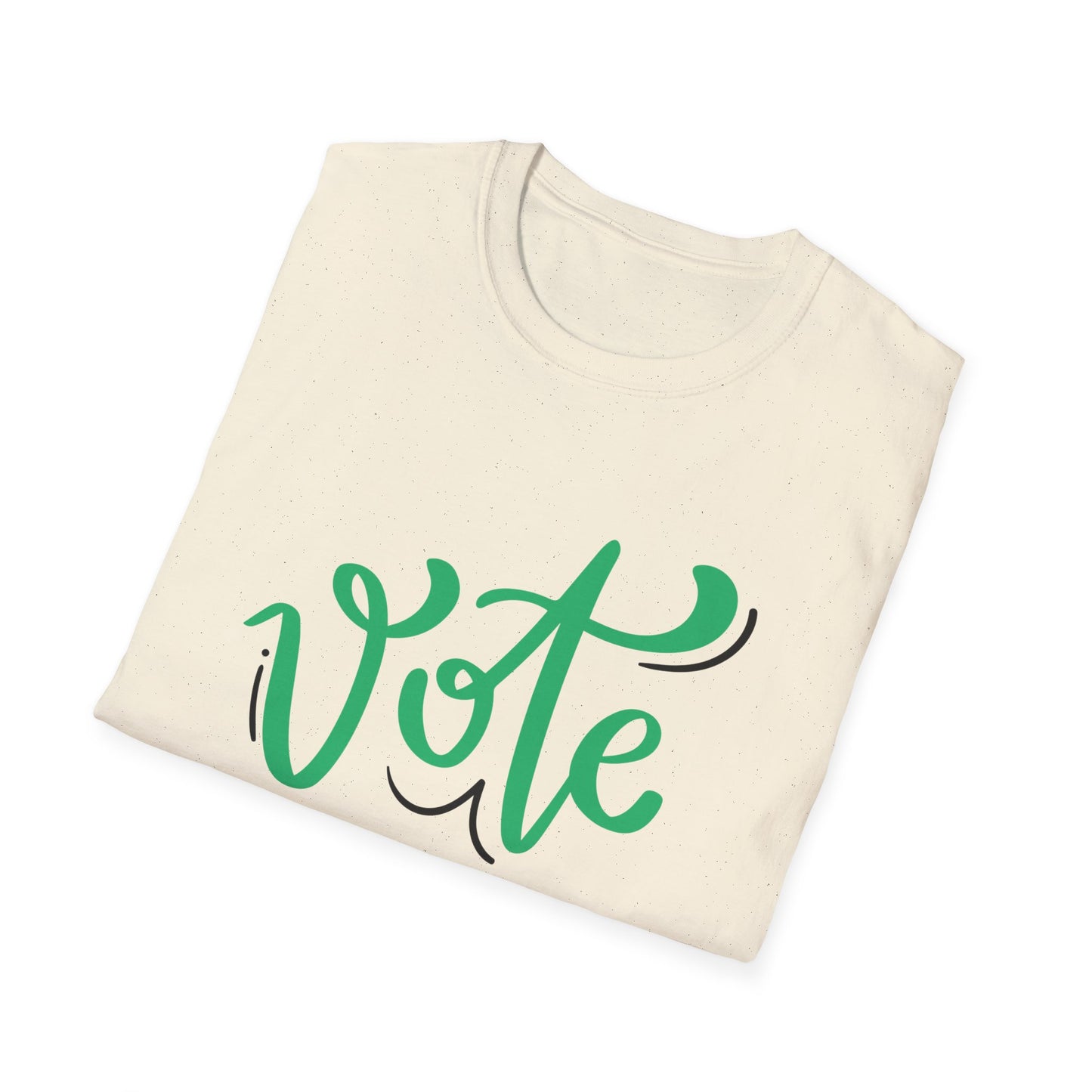 VOTE Cursive Unisex Softstyle T-Shirt