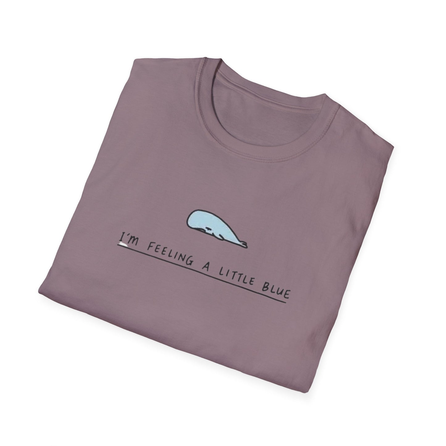 T-Shirt "Feeling a little blue" Design