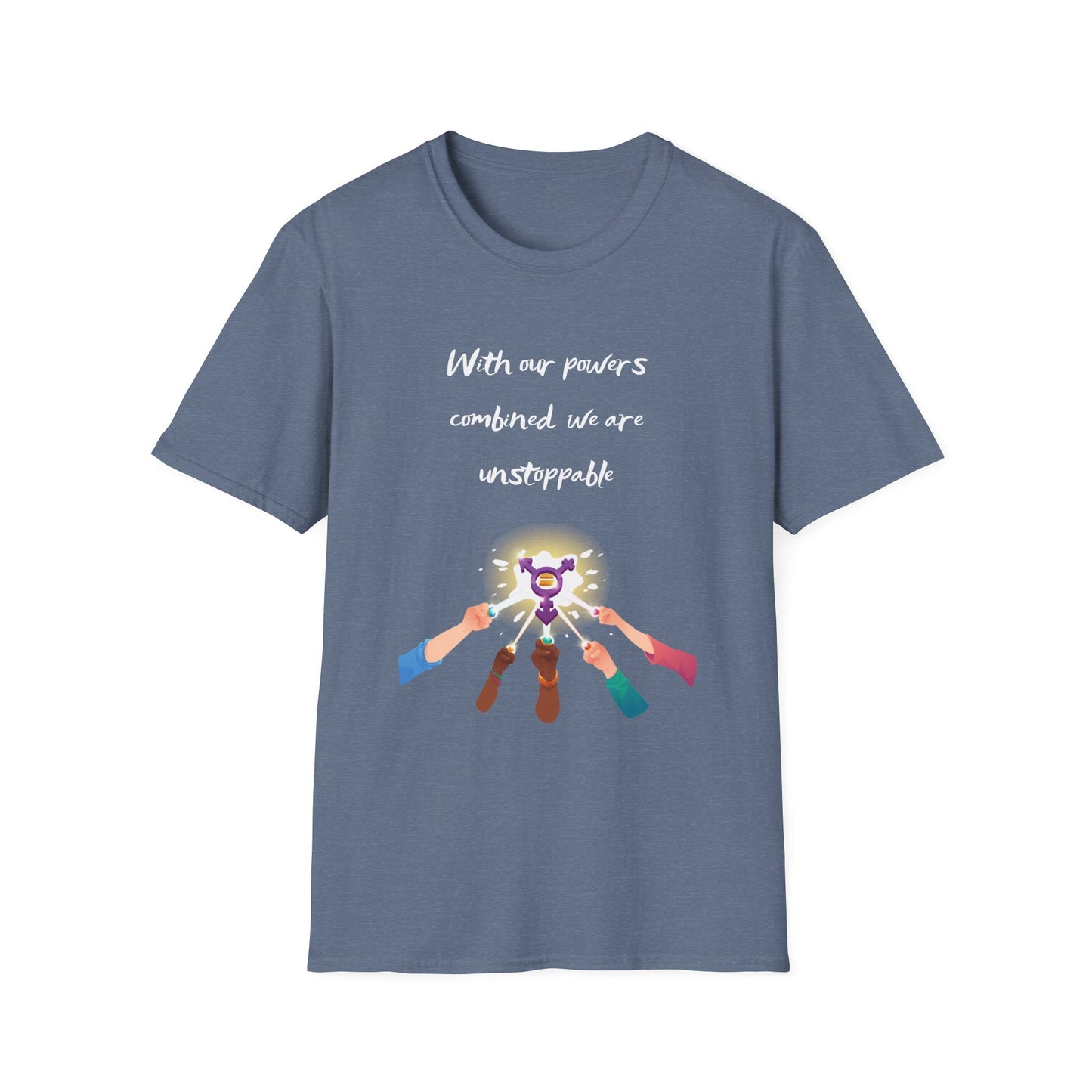 Female Empowerment - With our powers combined we are unstoppable Softstyle T-Shirt