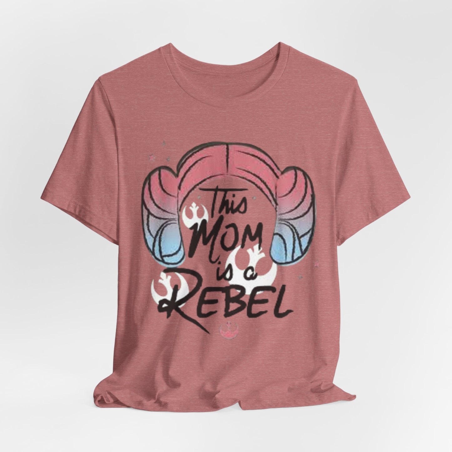 Rebel Mom Tee — "This Mom Is a Rebel" Graphic T-Shirt