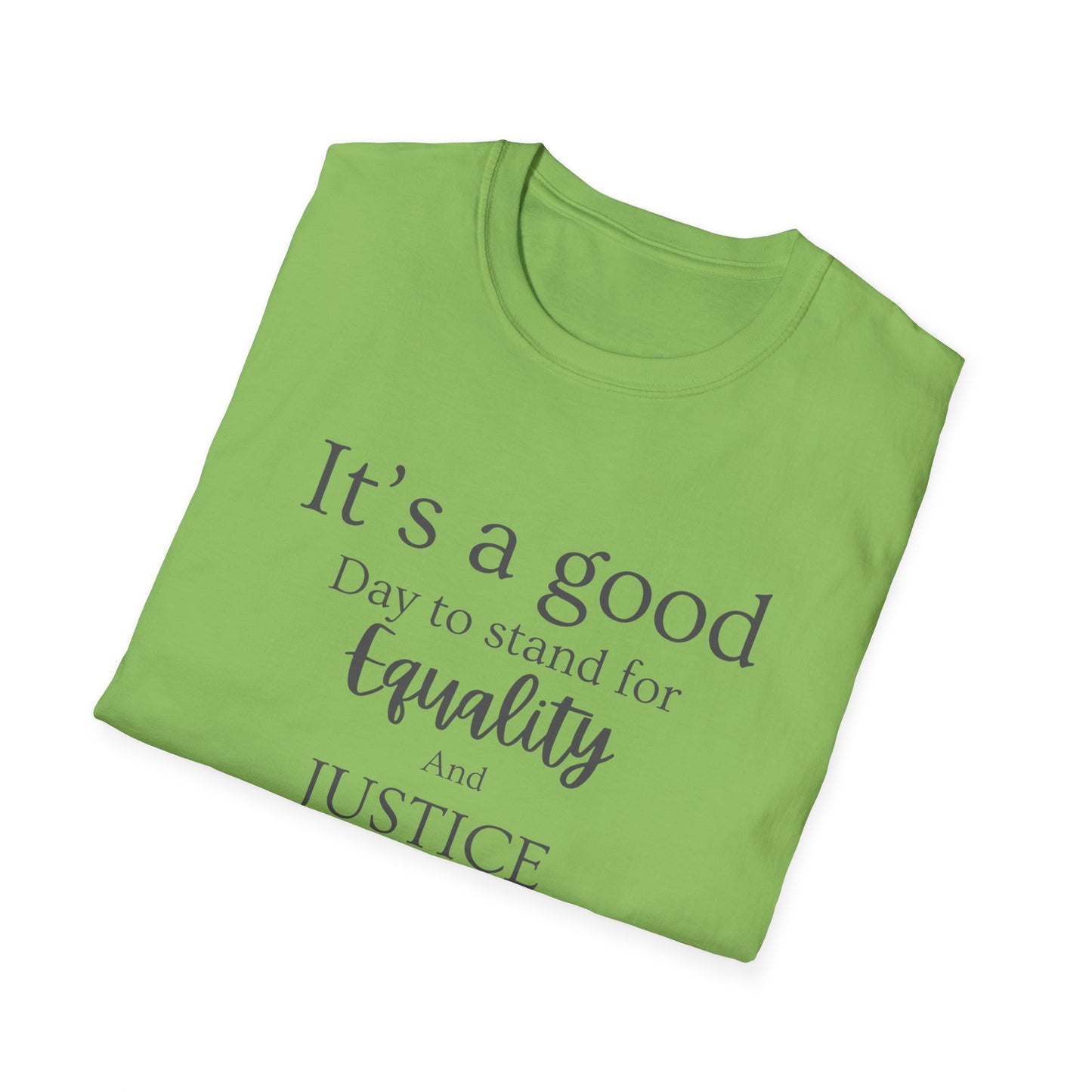 Stand for Equality and Justice Unisex Softstyle T-Shirt