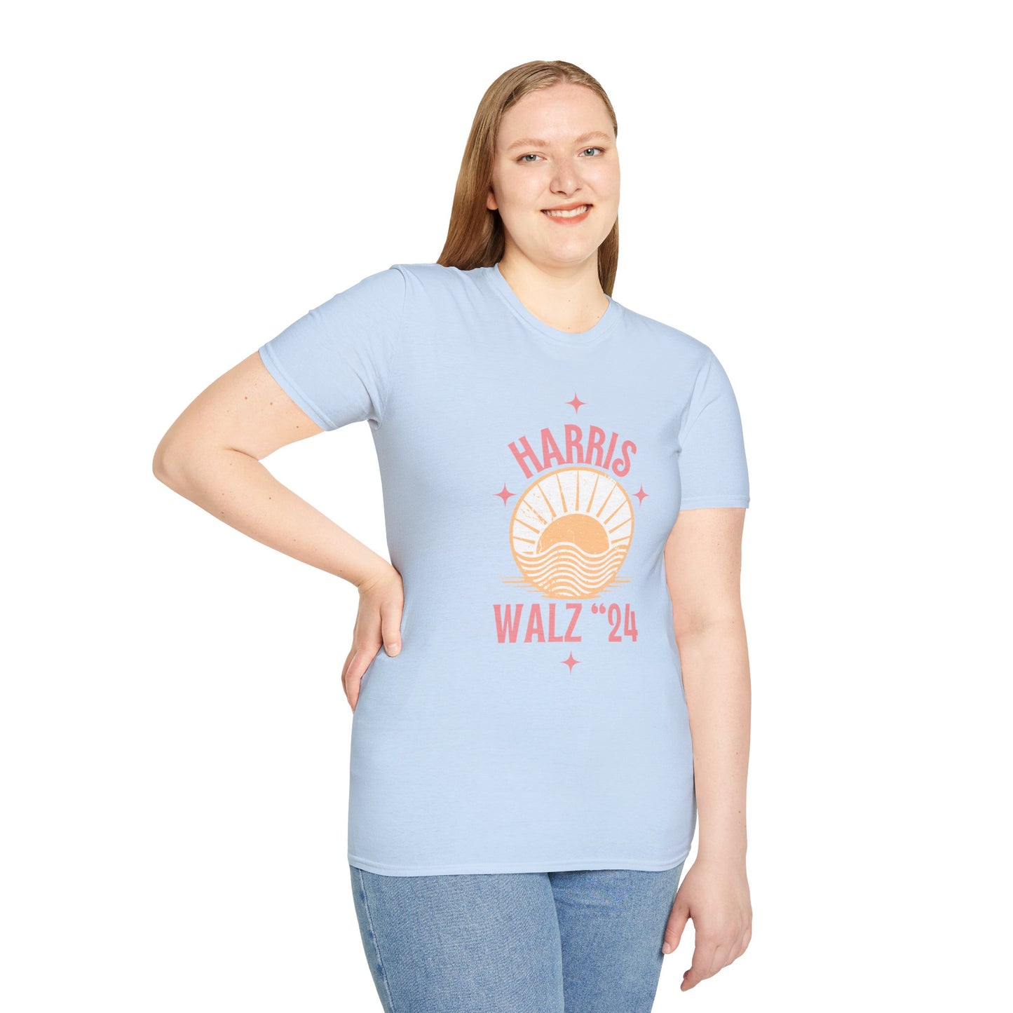 Harris Walz 2024 Unisex Softstyle T-Shirt