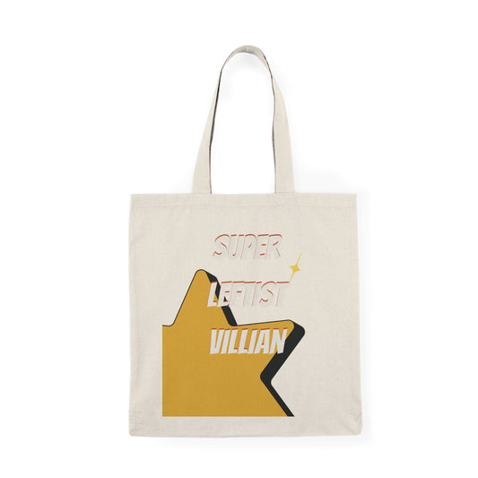 Super Star Leftist Villain Natural Tote Bag