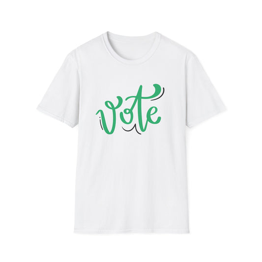 VOTE Cursive Unisex Softstyle T-Shirt