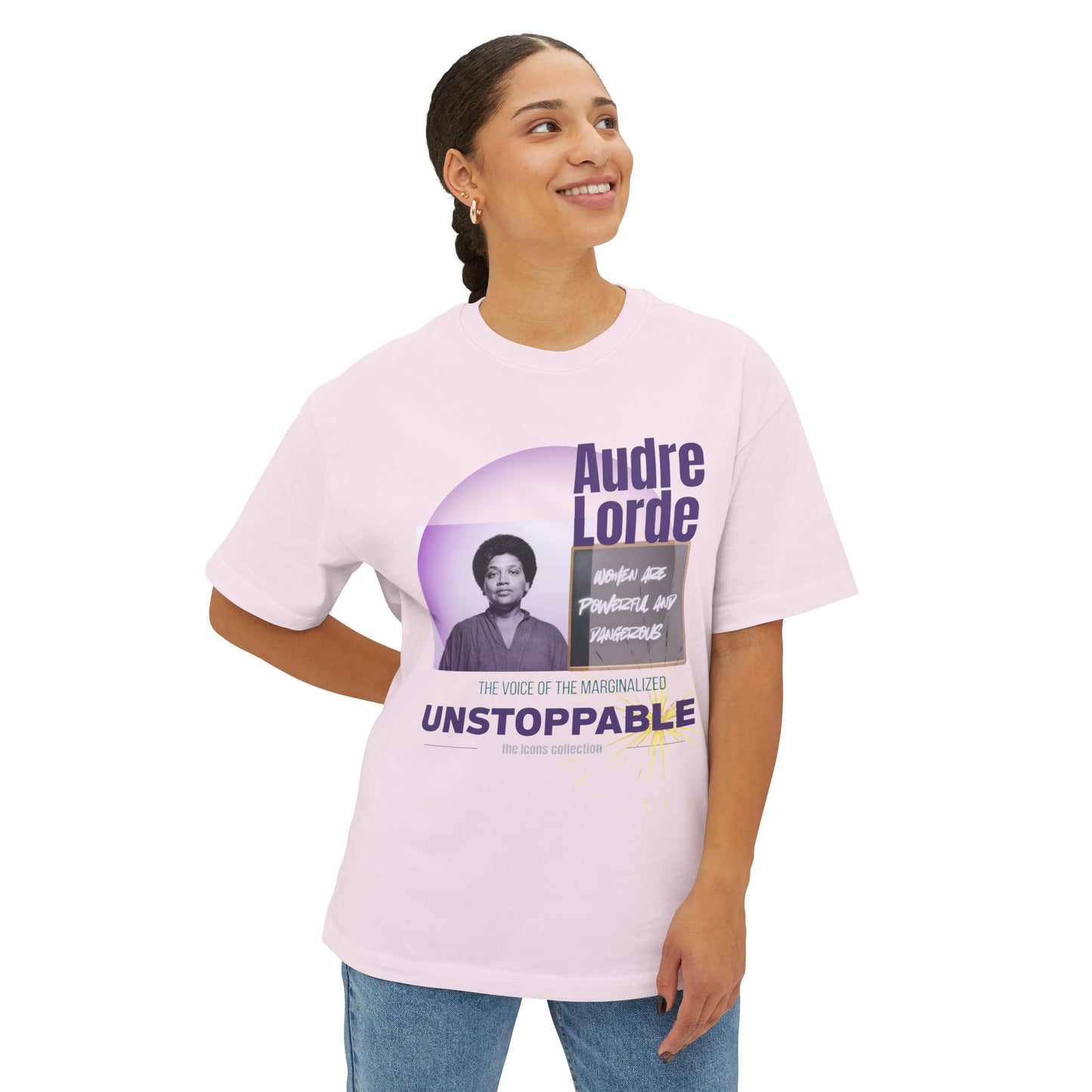 Audre Lorde 'Unstoppable' Graphic Tee — Black History Month