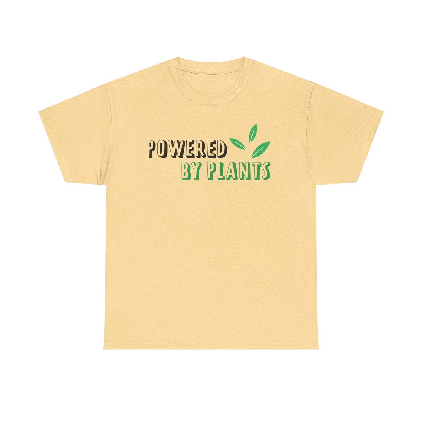 Powered by plants Unisex Heavy Cotton Tee