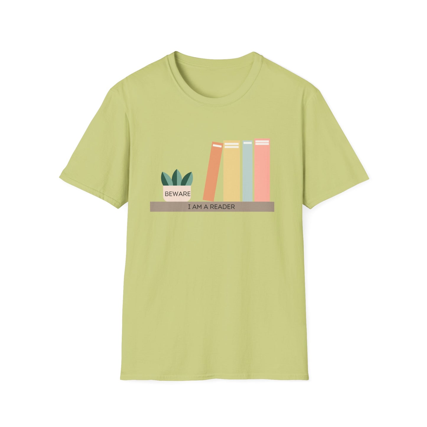 Beware I am a reader Unisex Softstyle T-Shirt