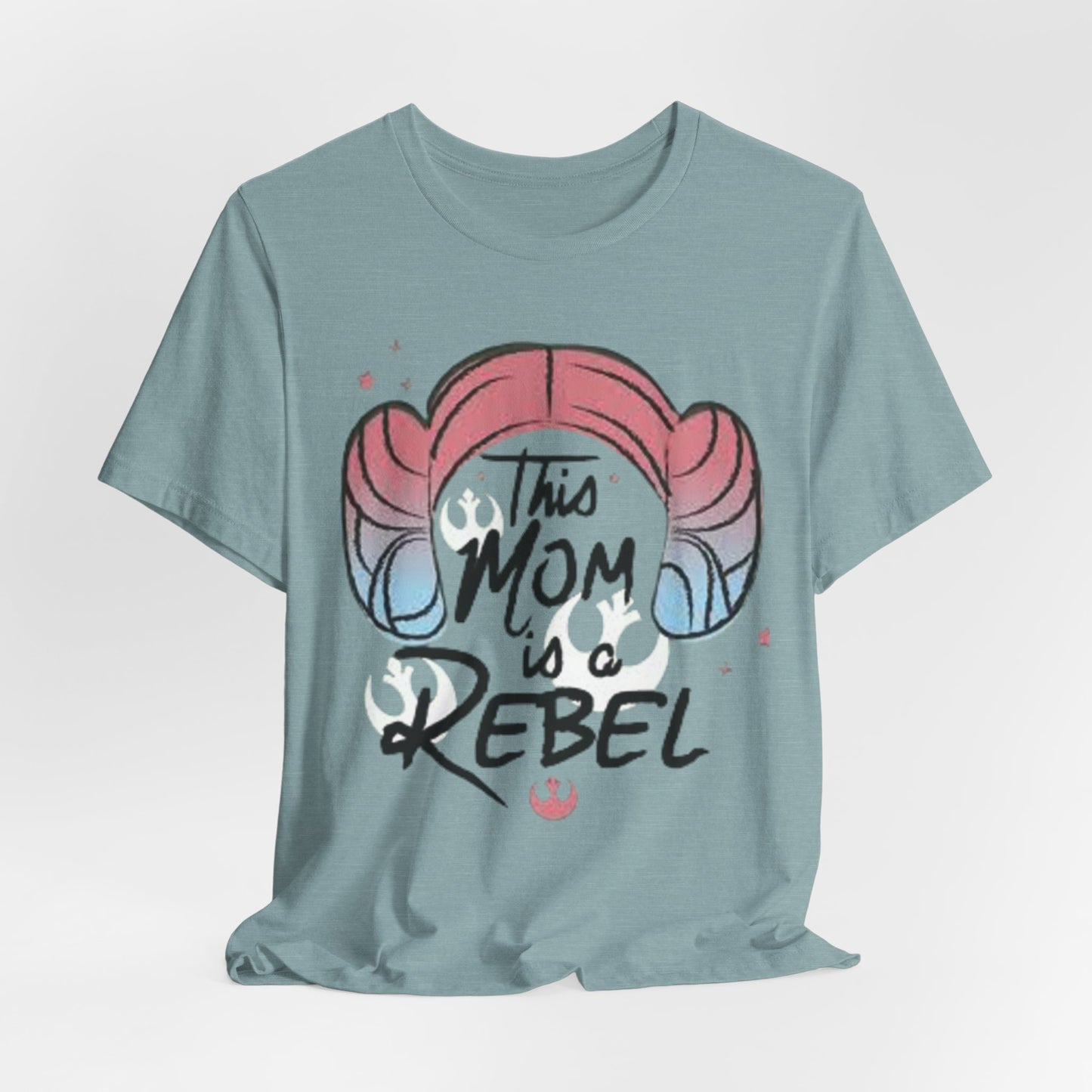Rebel Mom Tee — "This Mom Is a Rebel" Graphic T-Shirt