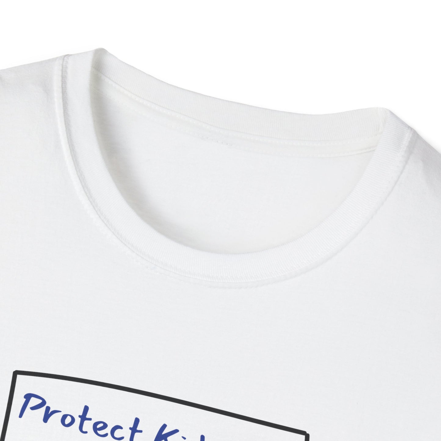 Protect Kids Not Guns Stick figure Unisex Softstyle T-Shirt