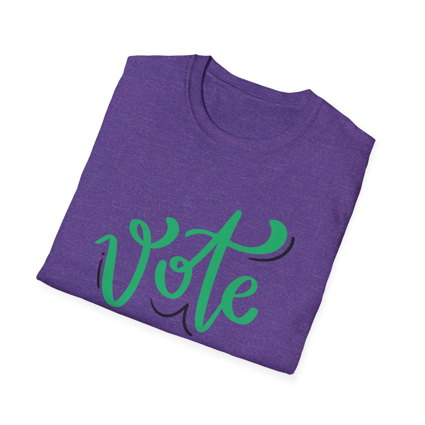 VOTE Cursive Unisex Softstyle T-Shirt