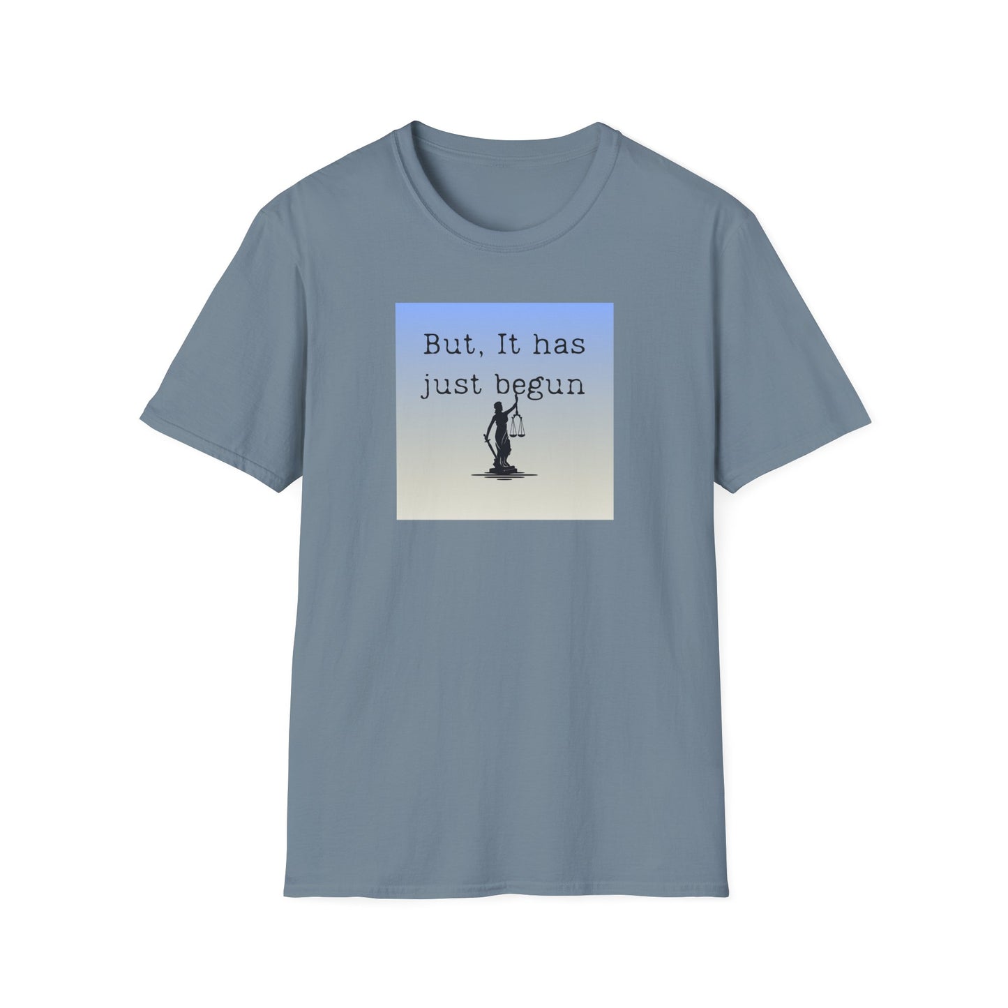 Political Response Unisex T-Shirt - Lady Liberty Blind Folded Shirt