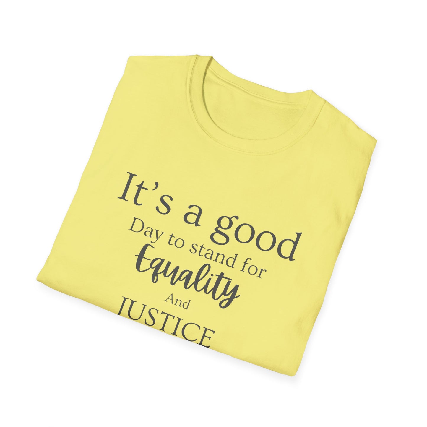 Stand for Equality and Justice Unisex Softstyle T-Shirt