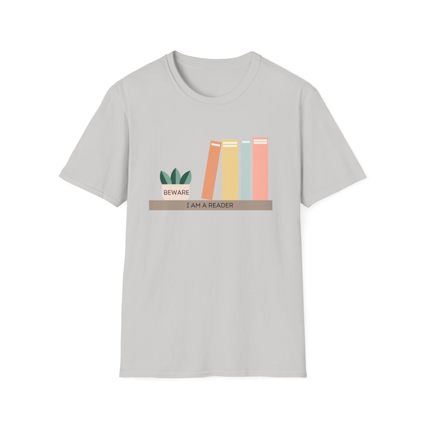 Beware I am a reader Unisex Softstyle T-Shirt