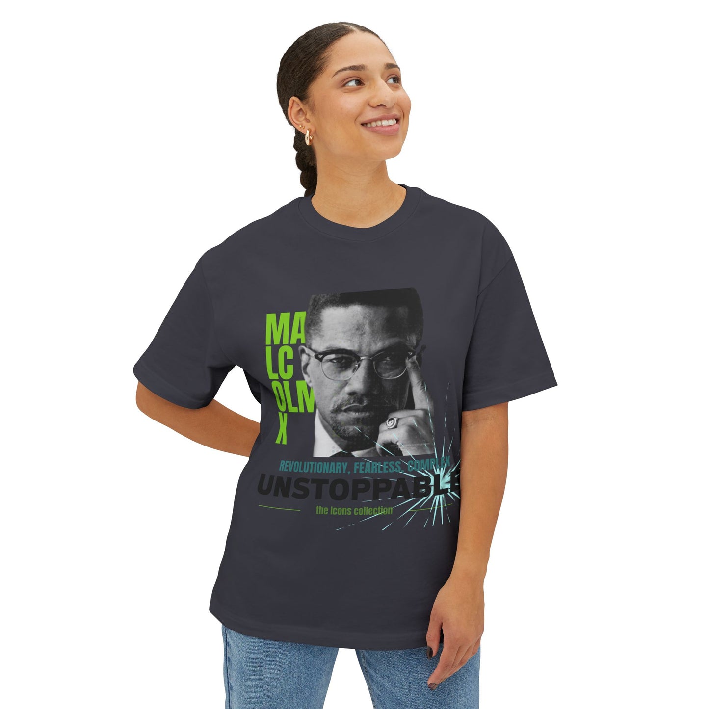 Malcolm X 'Unstoppable' Graphic Tee — Black History Month