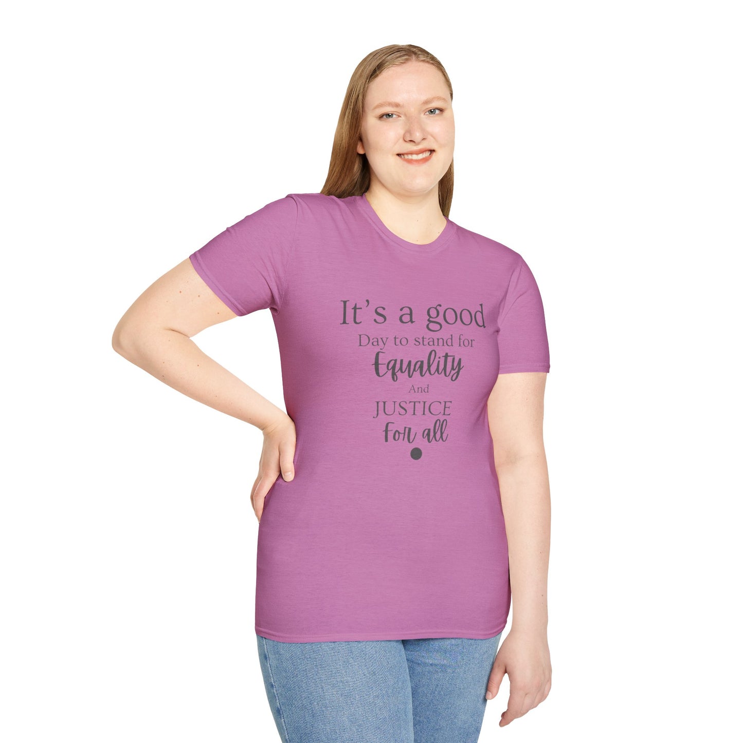 Stand for Equality and Justice Unisex Softstyle T-Shirt