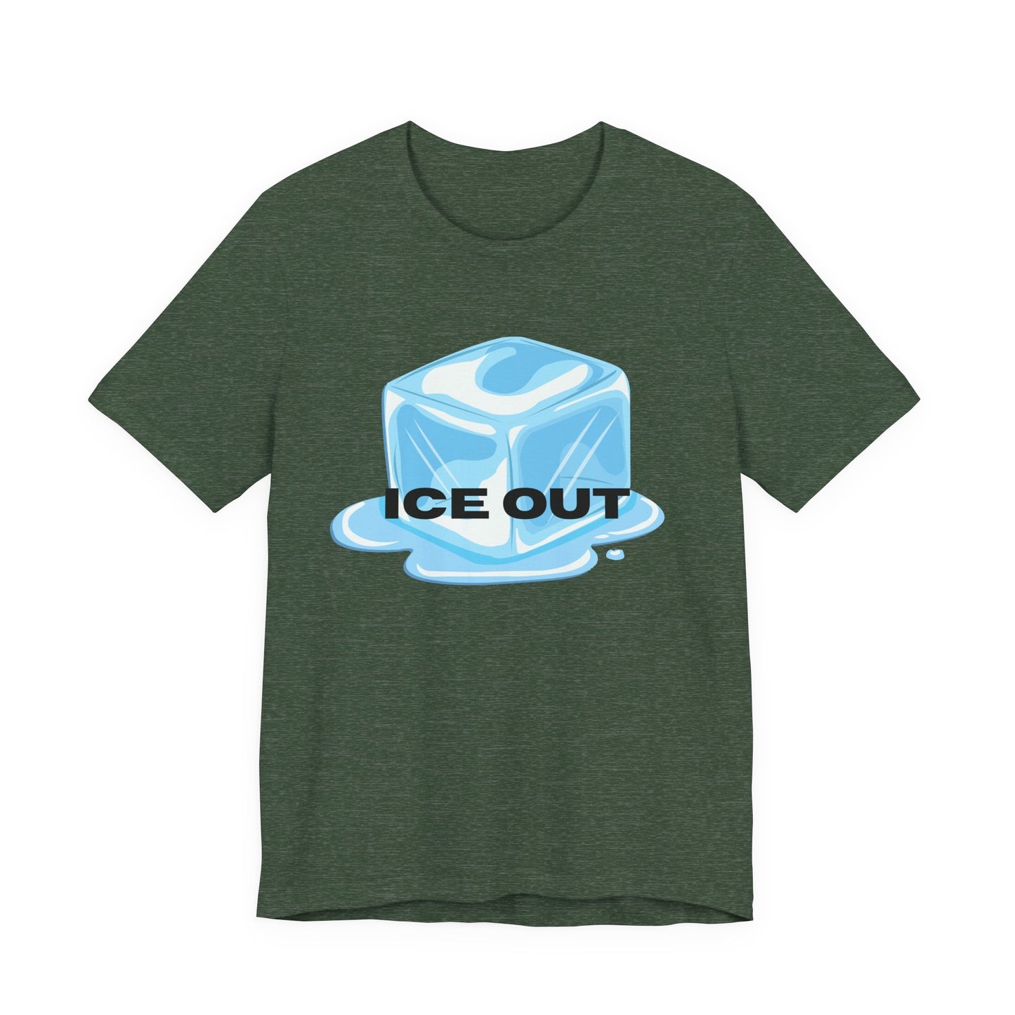 Ice Out Tee — Graphic Ice Cube Shirt with "ICE OUT" Text