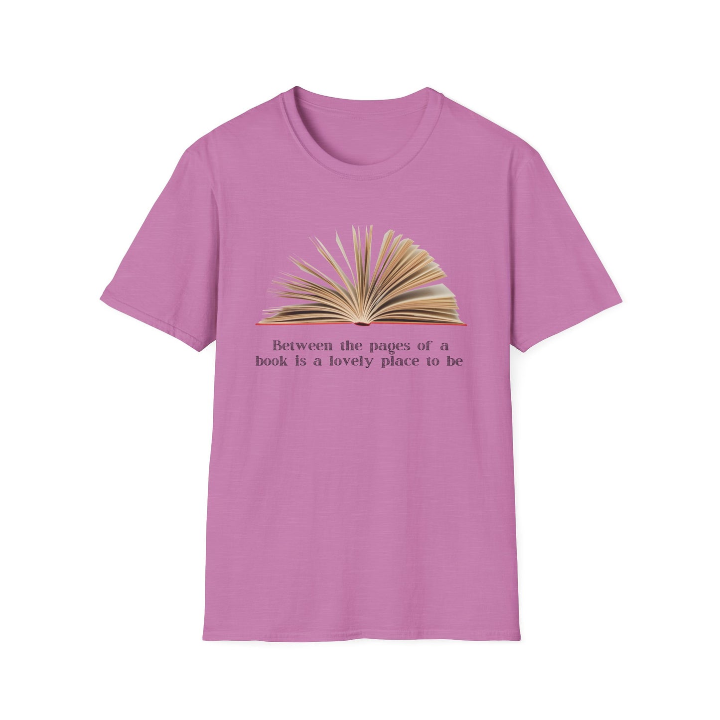 Between the pages of a book  Unisex Softstyle T-Shirt