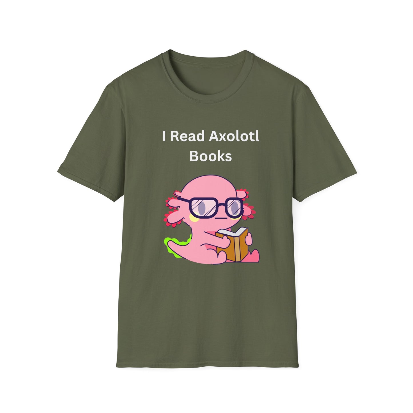 Axolotl Reading Books Unisex T-Shirt