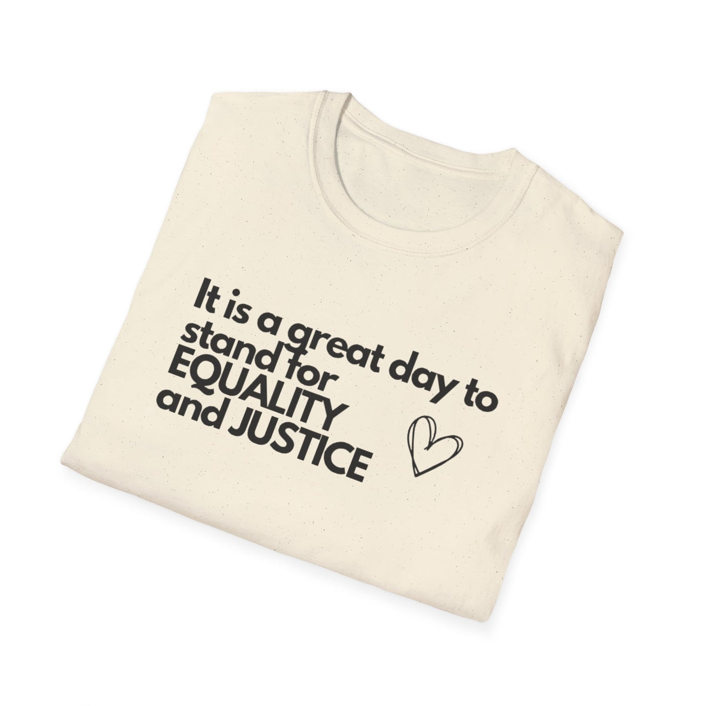 It's a great day to stand for equality and justice