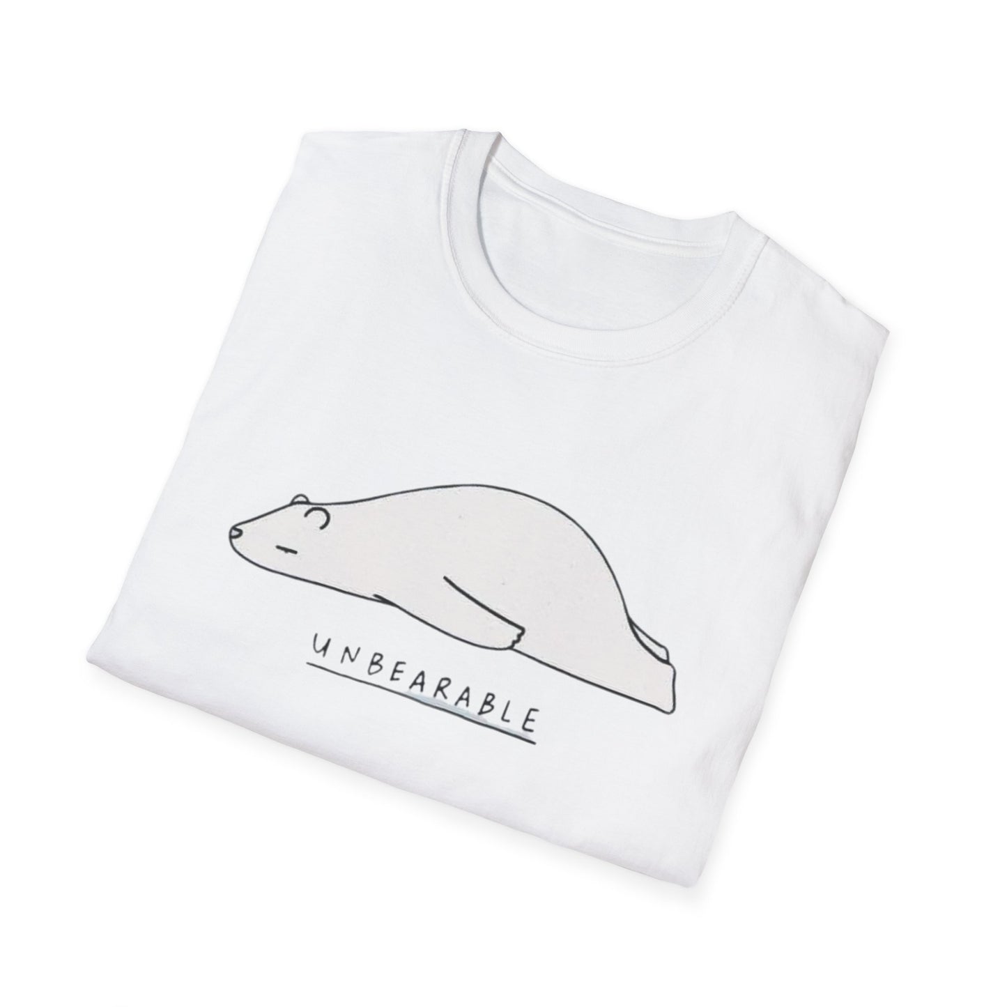 T-Shirt 'Unbearable' Design