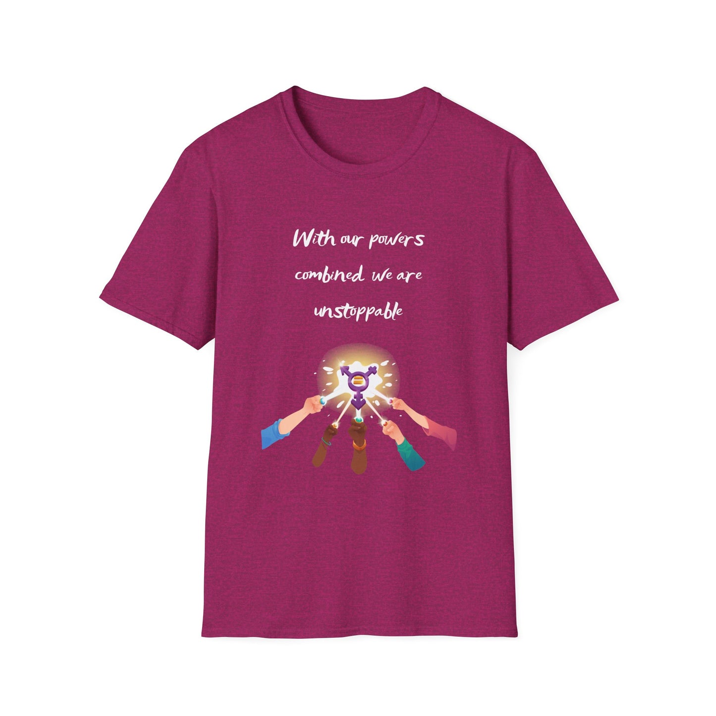 Female Empowerment - With our powers combined we are unstoppable Softstyle T-Shirt