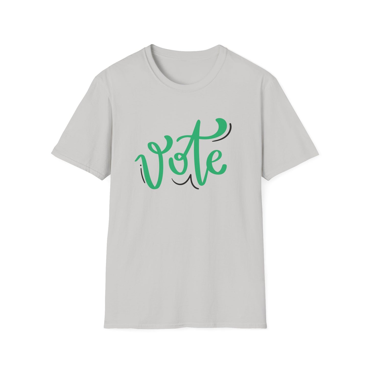 VOTE Cursive Unisex Softstyle T-Shirt