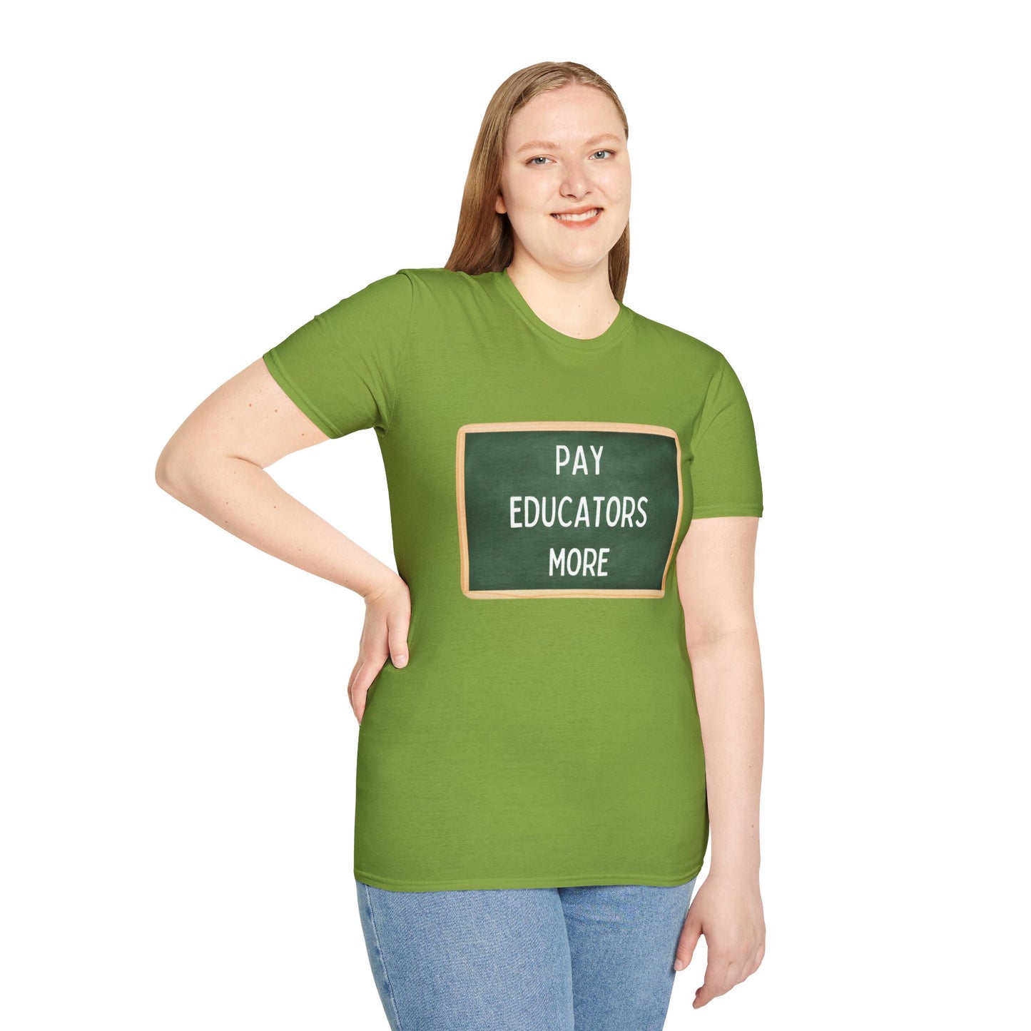 Pay Educators More Unisex Softstyle T-Shirt