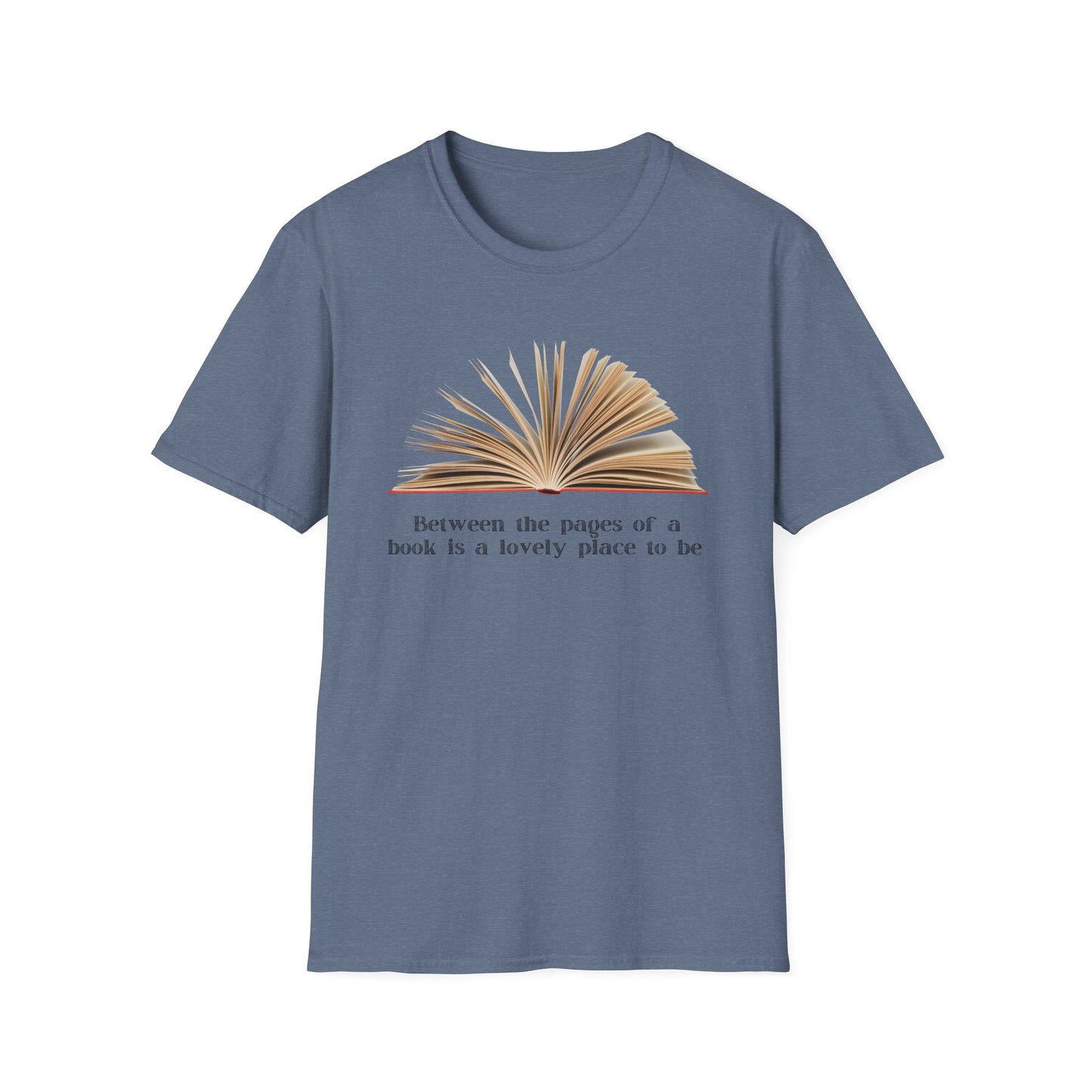 Between the pages of a book  Unisex Softstyle T-Shirt