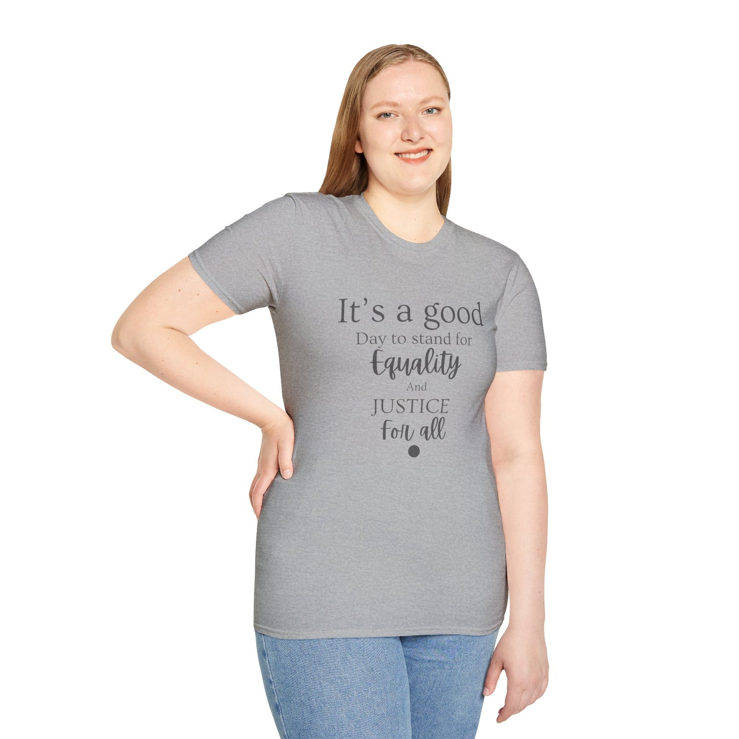 Stand for Equality and Justice Unisex Softstyle T-Shirt