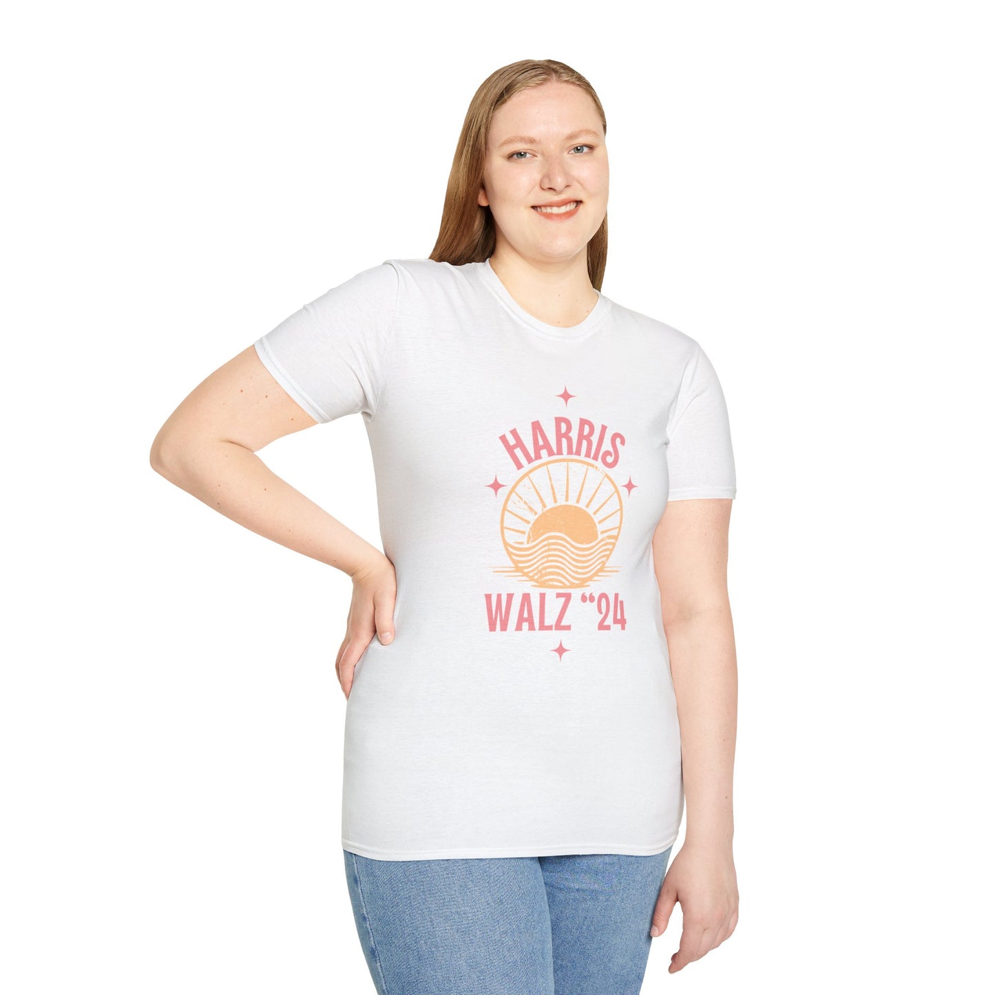 Harris Walz 2024 Unisex Softstyle T-Shirt