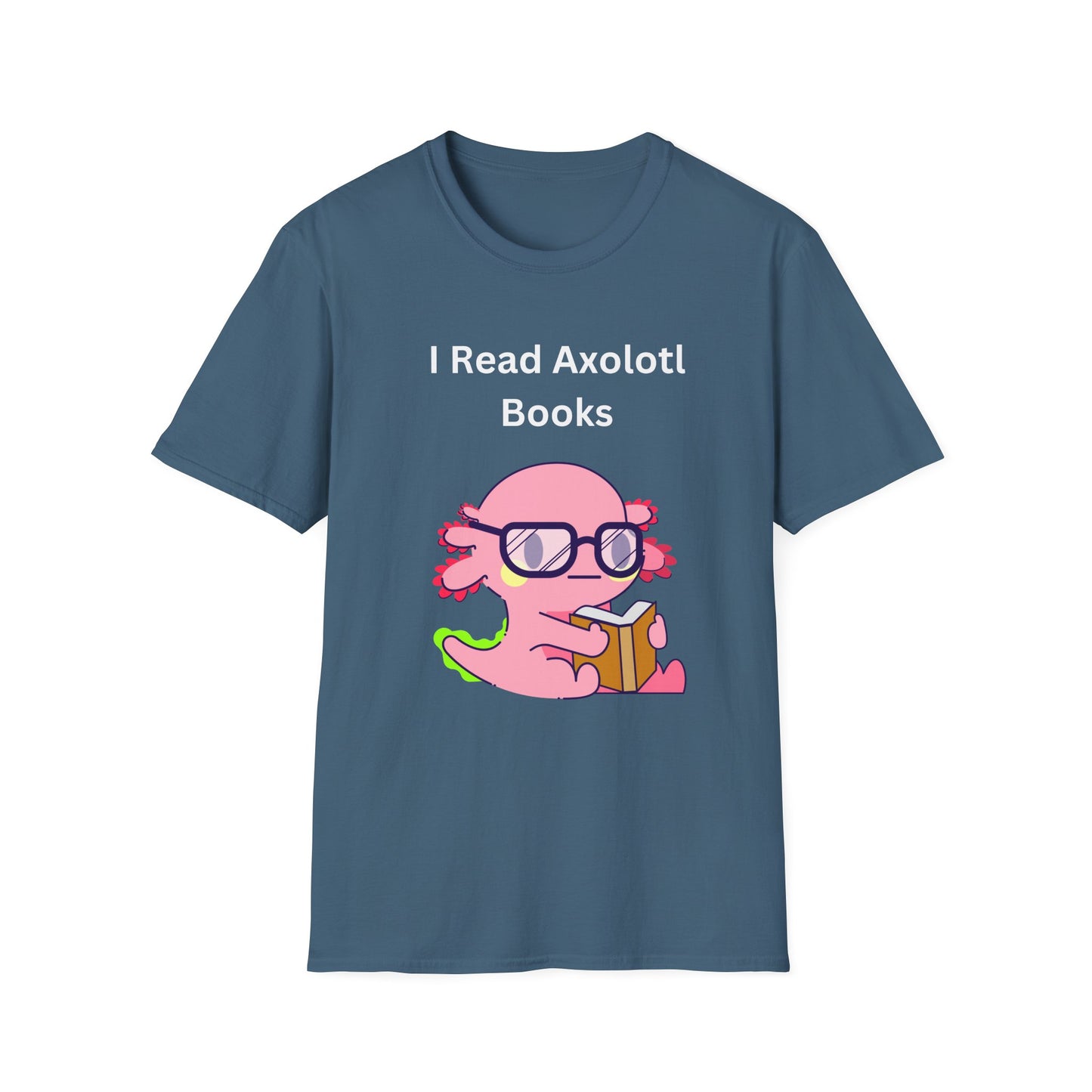 Axolotl Reading Books Unisex T-Shirt