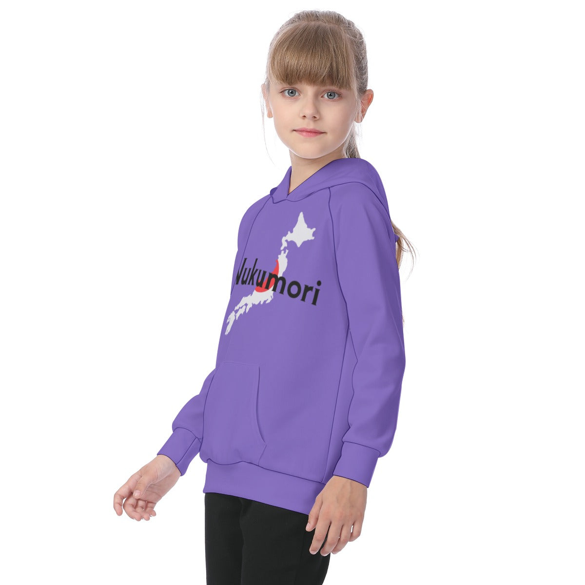 House Collection - Nukumori - Japan - All-Over Print Kid's Raglan Pullover Hoodie