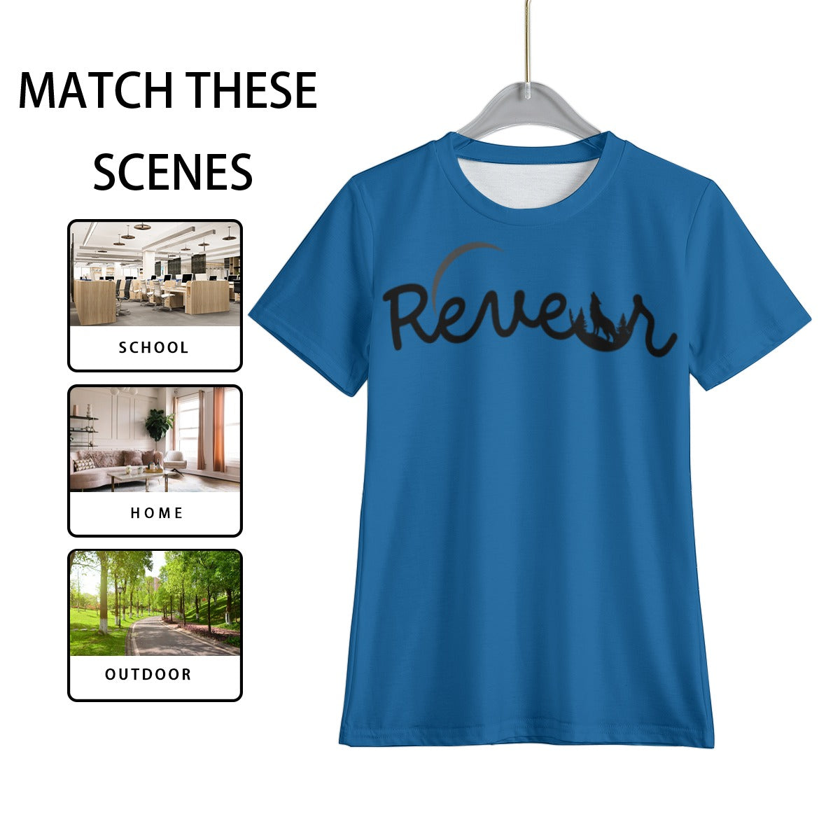 House Collection - Reveur - All-Over Print Kid's T-Shirt - Blue