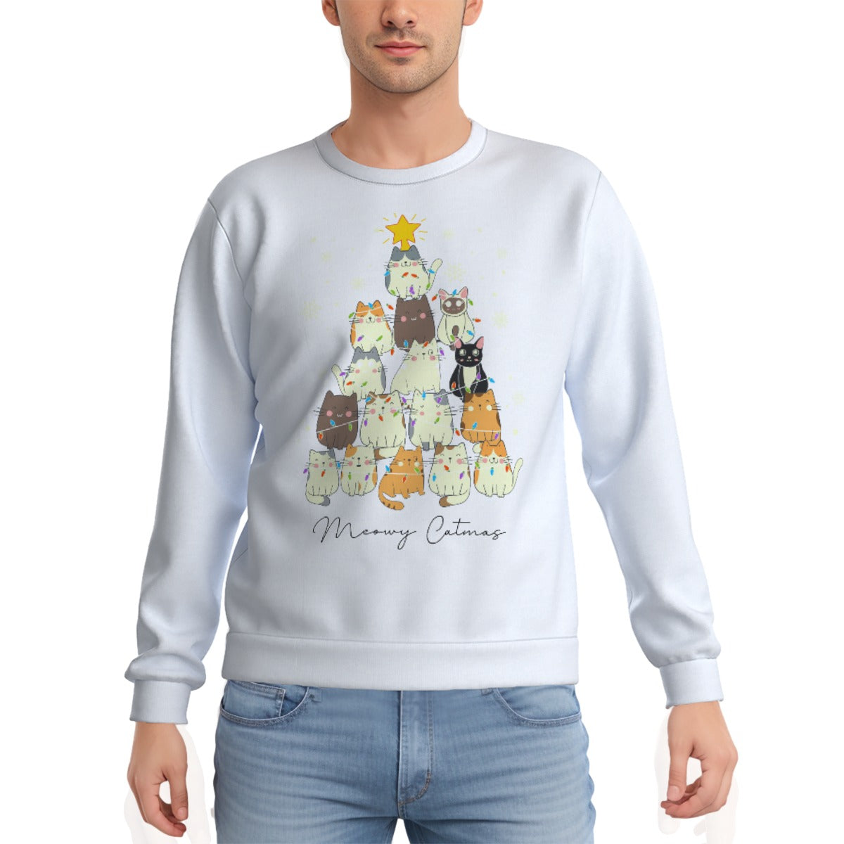 Holiday Collection All-Over Print Unisex Heavy Fleece Sweatshirt