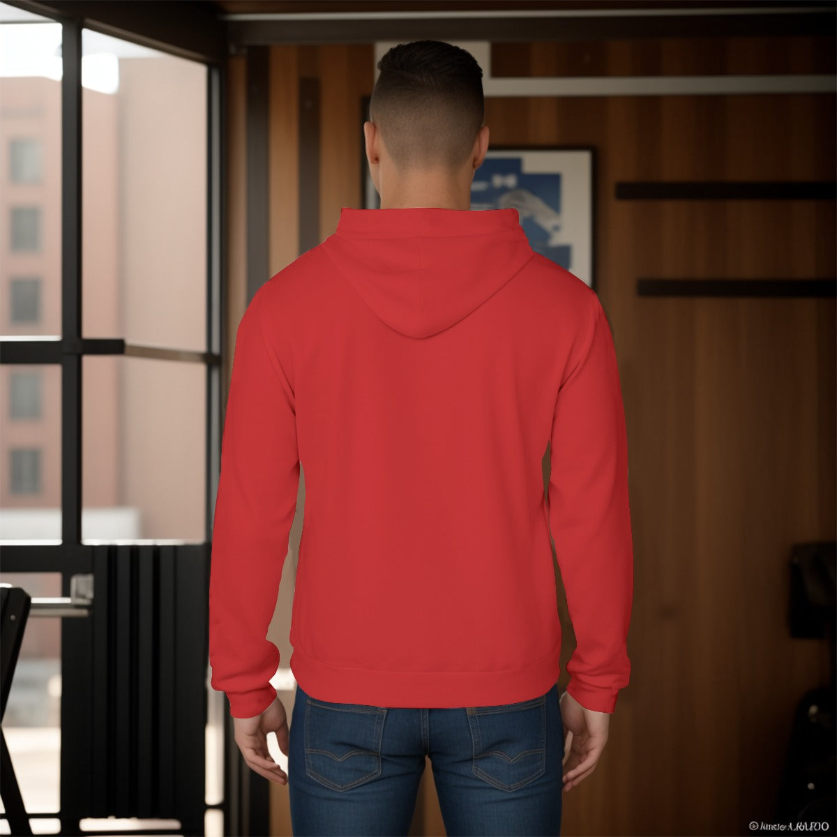 House Collection Amistad Symbols All-Over Print Men's Pullover Hoodie