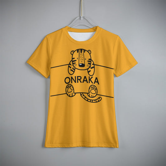 House Collection Onraka Tiger Cub All-Over Print Kid's T-Shirt Orange