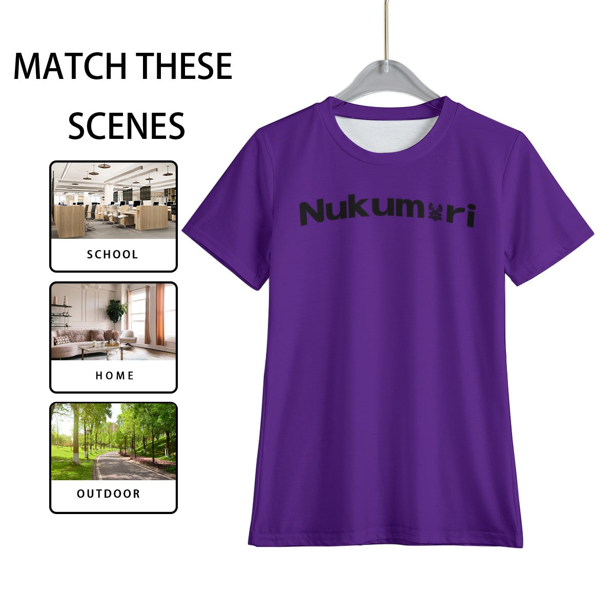 House Collection - Nukumori - All-Over Print Kid's T-Shirt - Purple