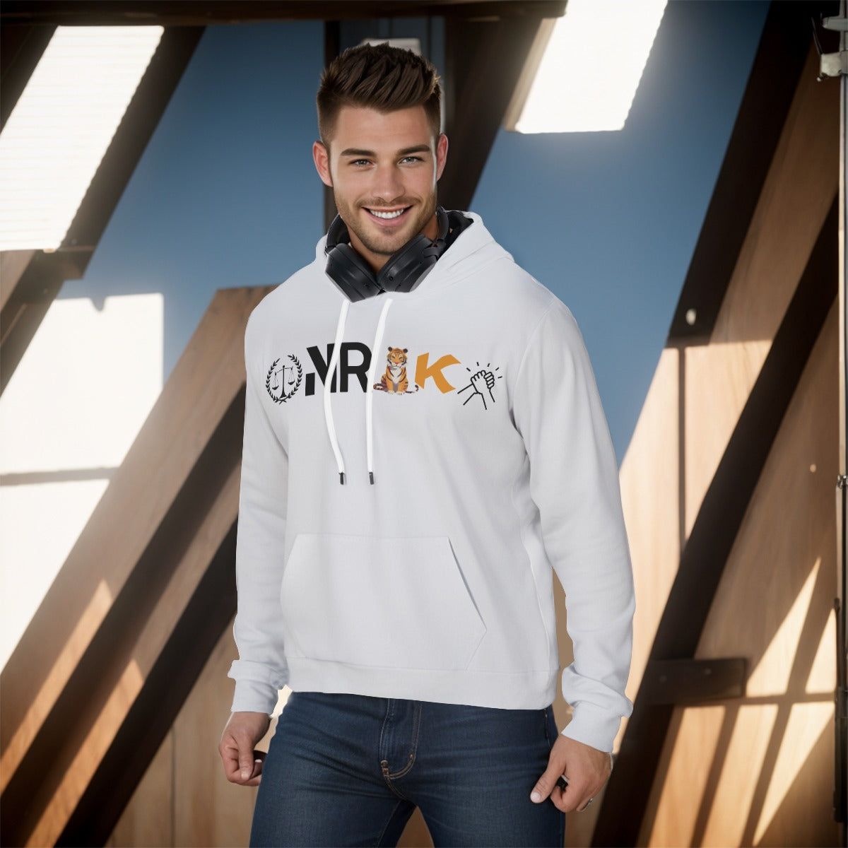 House Collection Onraka sysmbols All-Over Print  Pullover Hoodie