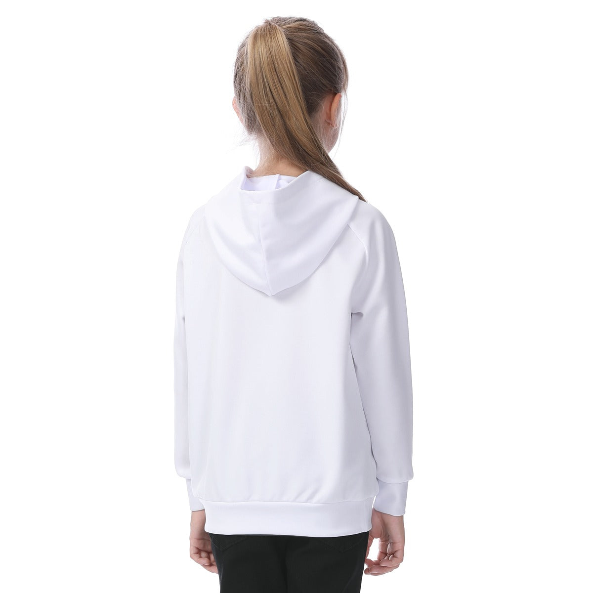 House Collection - Onraka -  Roaring Tiger All-Over Print Kid's Raglan Pullover Hoodie