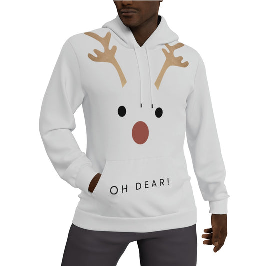 Holiday Collection All-Over Print Unisex Thicken Pullover Hoodie - Oh Dear