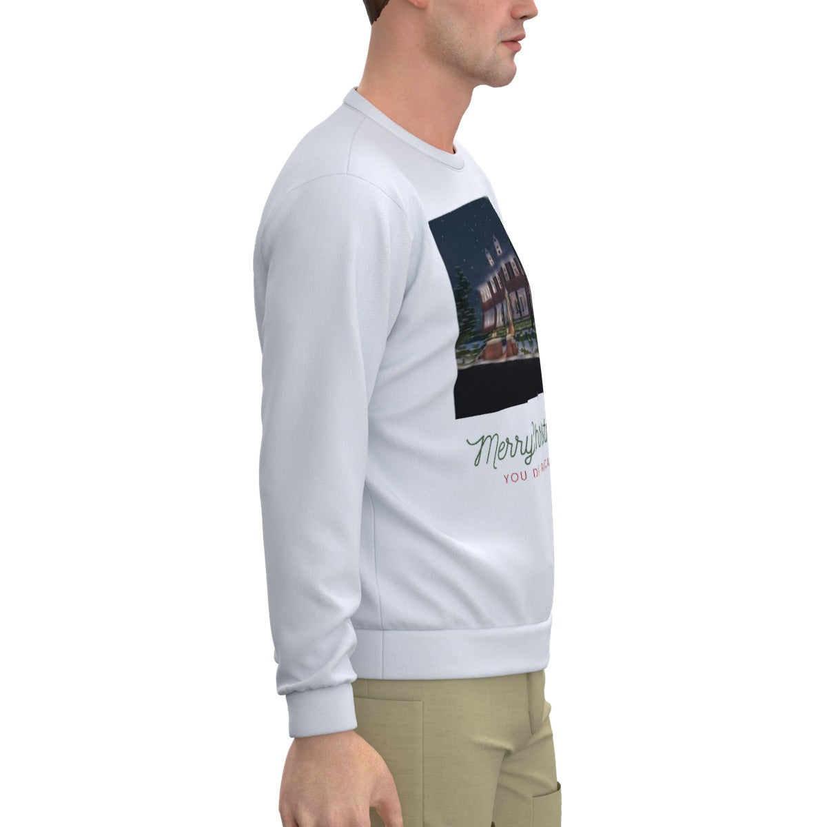 Holiday Collection Minecraft Homealone Crossover All-Over Print Men's Sweatshirt