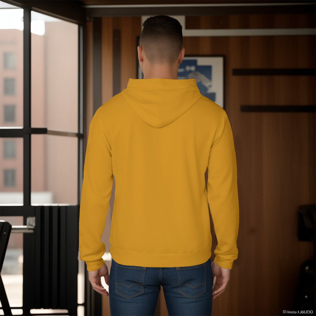 House Collection Onraka Eye of the Tiger All-Over Print Men's Pullover Hoodie