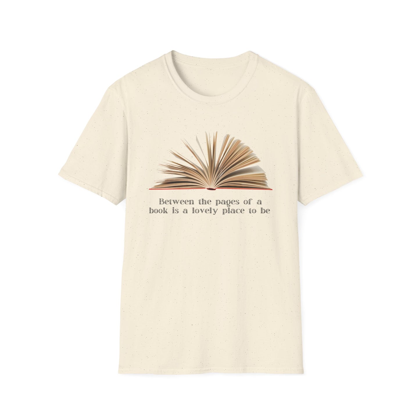 Between the pages of a book  Unisex Softstyle T-Shirt