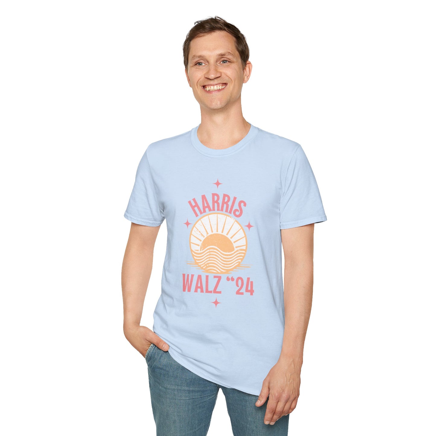 Harris Walz 2024 Unisex Softstyle T-Shirt